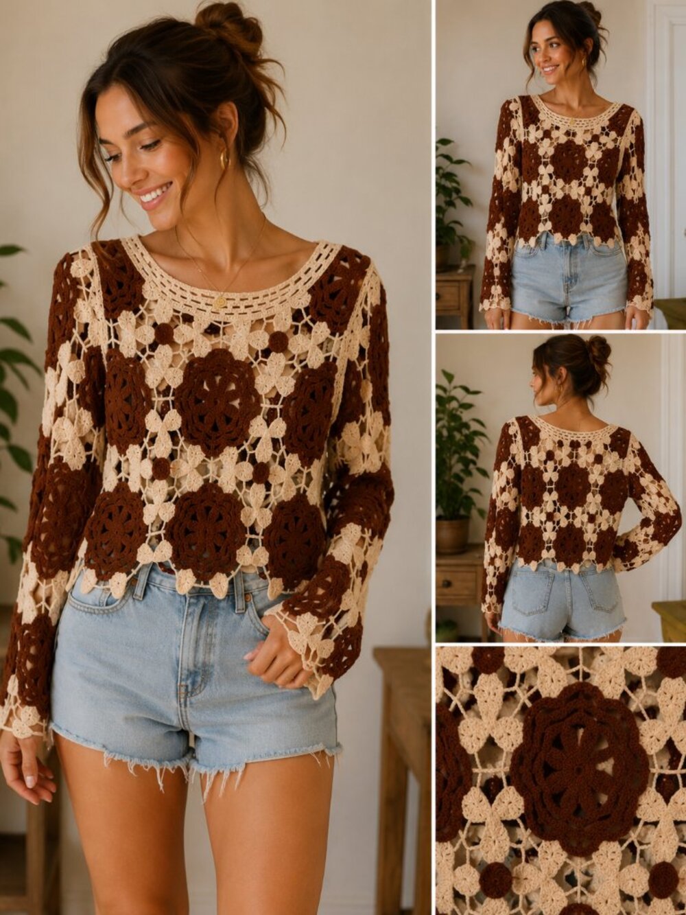 Knit Sweater (Crochet) Youth XS
